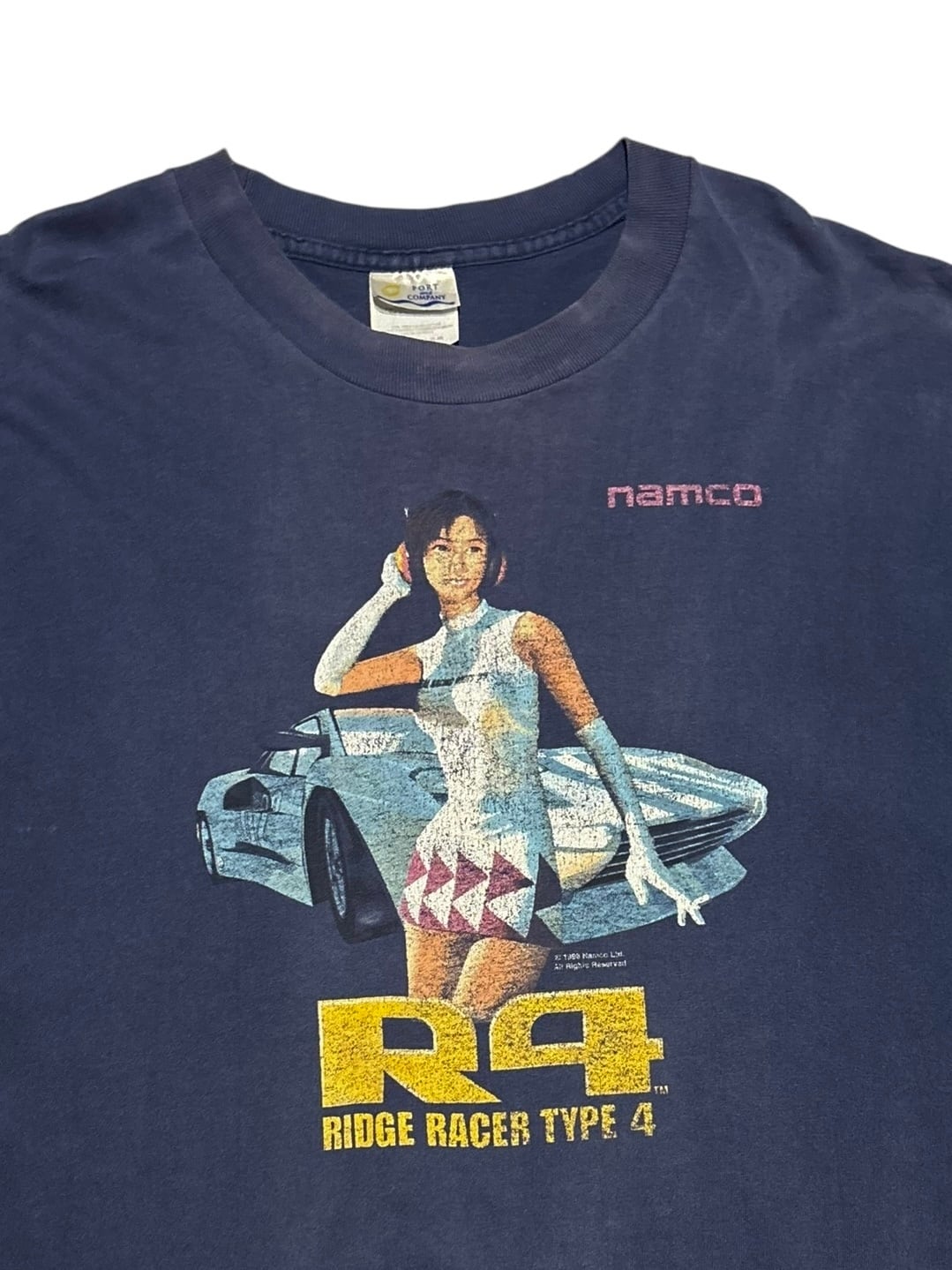 NAMCO Ridge Racer Type 4 “R4” ビデオゲームTシャツ | フミマ