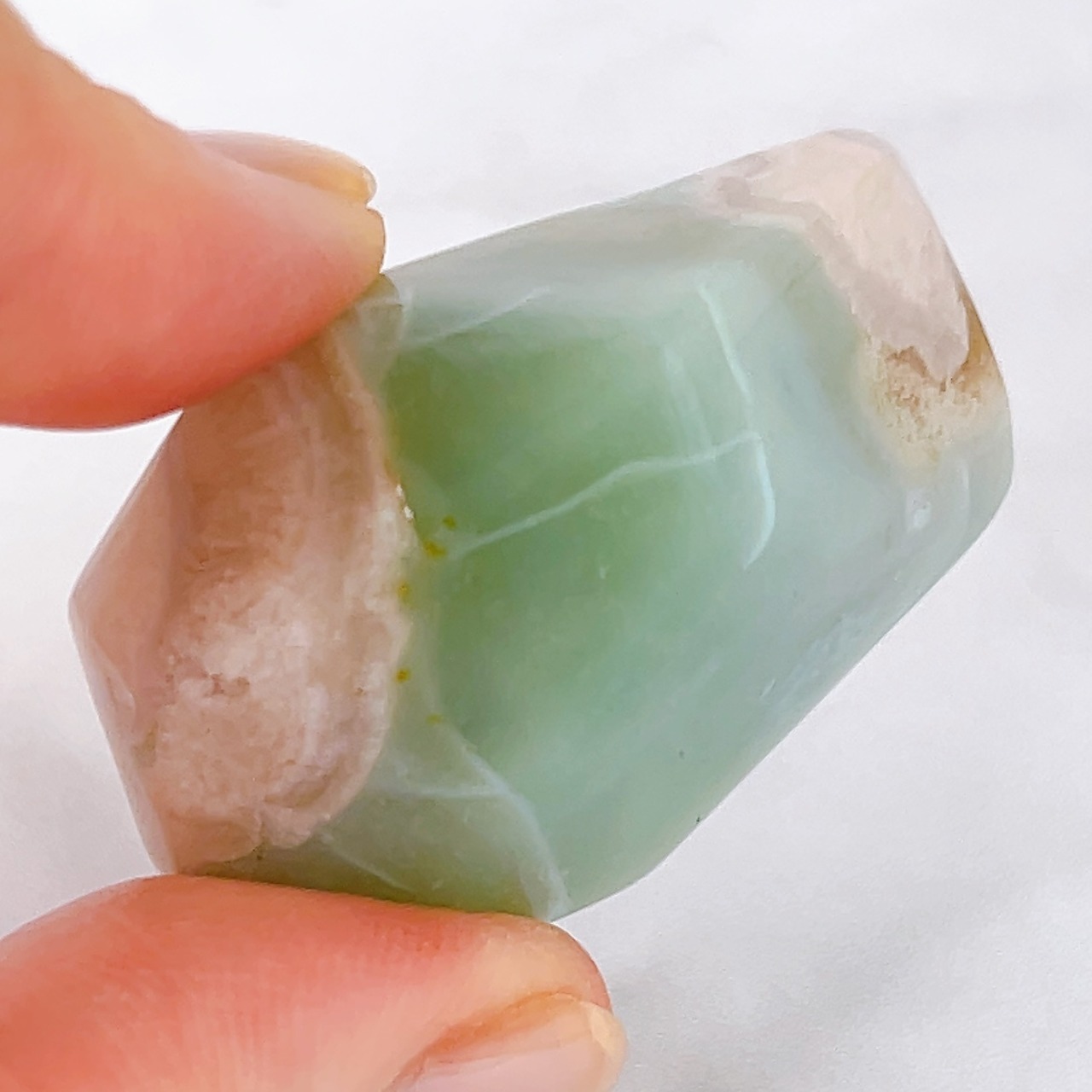 グリーンフラワーアゲート フリーフォームA