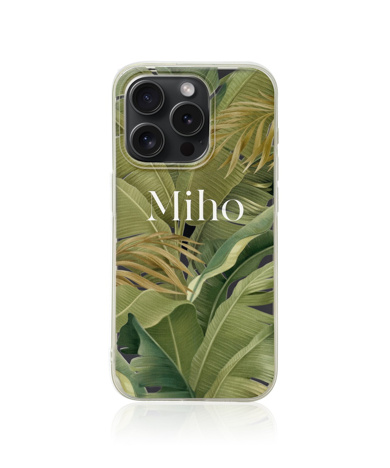 Soft Clear Case - Banana Leaves - 1
