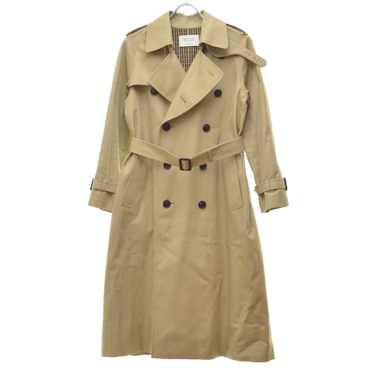 beautiful people / ビューティフルピープル 1125103411 ultimate pima twill maxilong  trench coat アルティメイトピマツイルマキシロングトレンチコート | カンフル京都裏寺店 powered by BASE