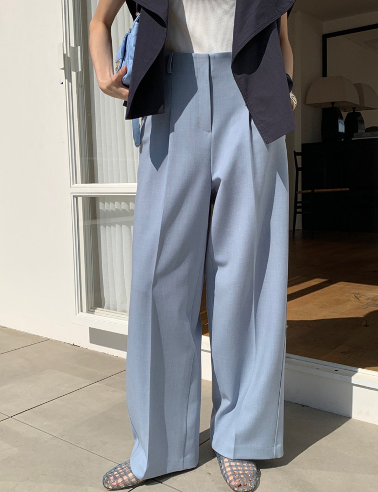 【新作5％OFF・3日間】Spring Simple Slacks_2colors