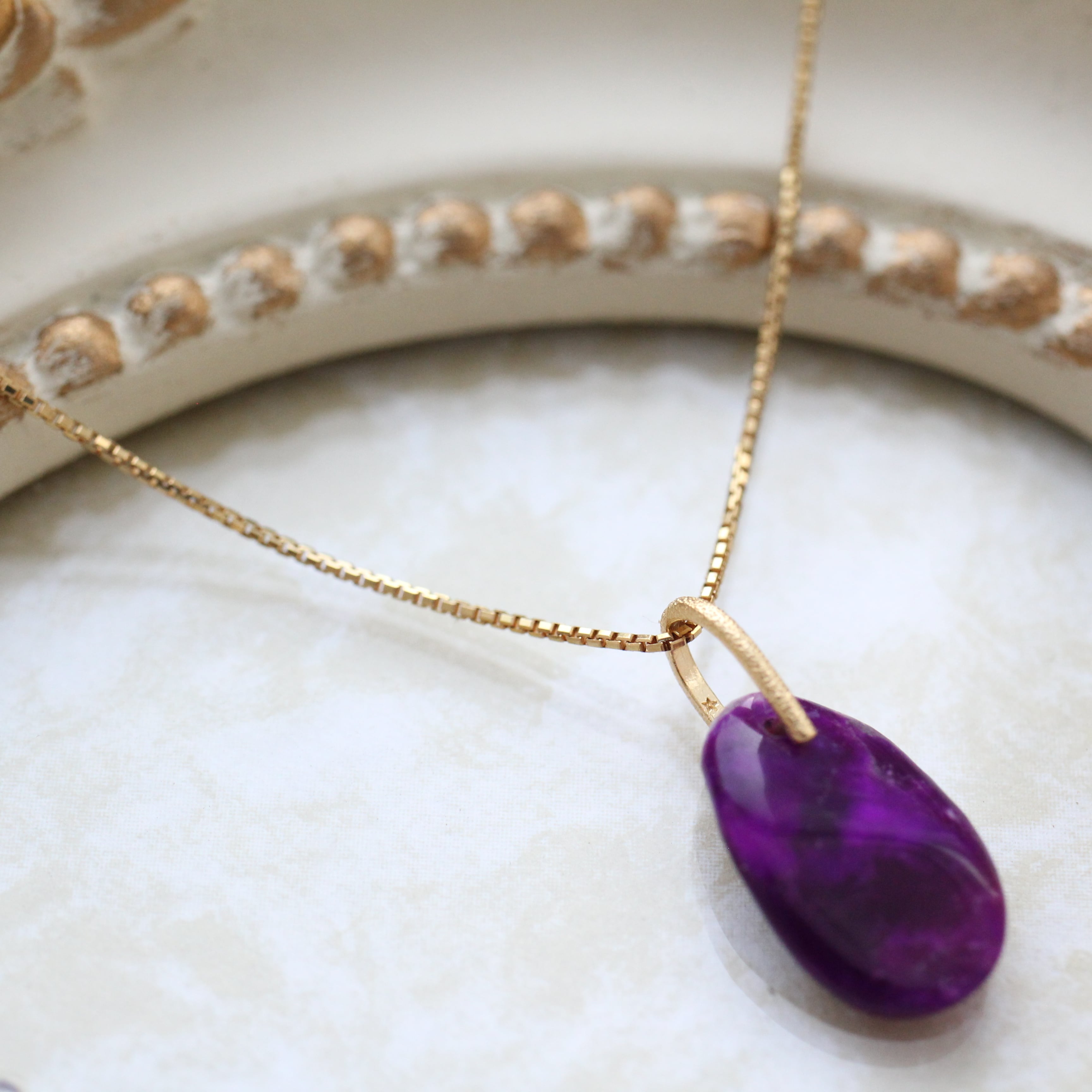 sugilite +18K本金ペンダントトップ 【公式通販】