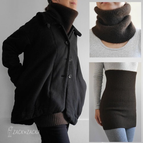 極寒でも安心のあたたかさ人気！モンゴル　ヤク100％　内臓の温活　首もお腹も極暖　リブウォーマー　M　L