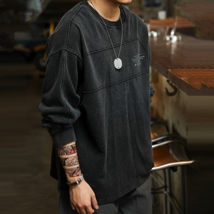 立体刺繍ベーシック長袖Ｔシャツ 220162