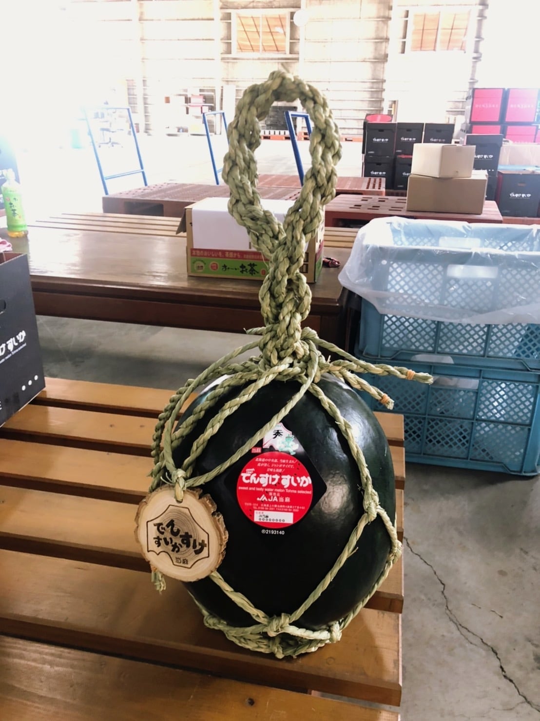 キズモノ救済企画 でんすけスイカ／北海道当麻産 | 八百繋