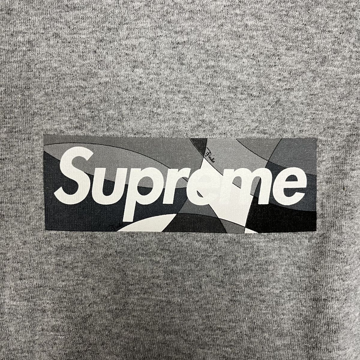 (M)Supreme Emilio Pucci Box Logo Tee白/黒