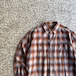 PENDLETON / ombre check shirt size L