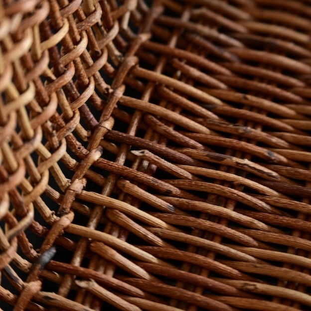 宮本工芸 あけび蔓 細目こだし編みロータイプ Miyamoto Craft Akebi