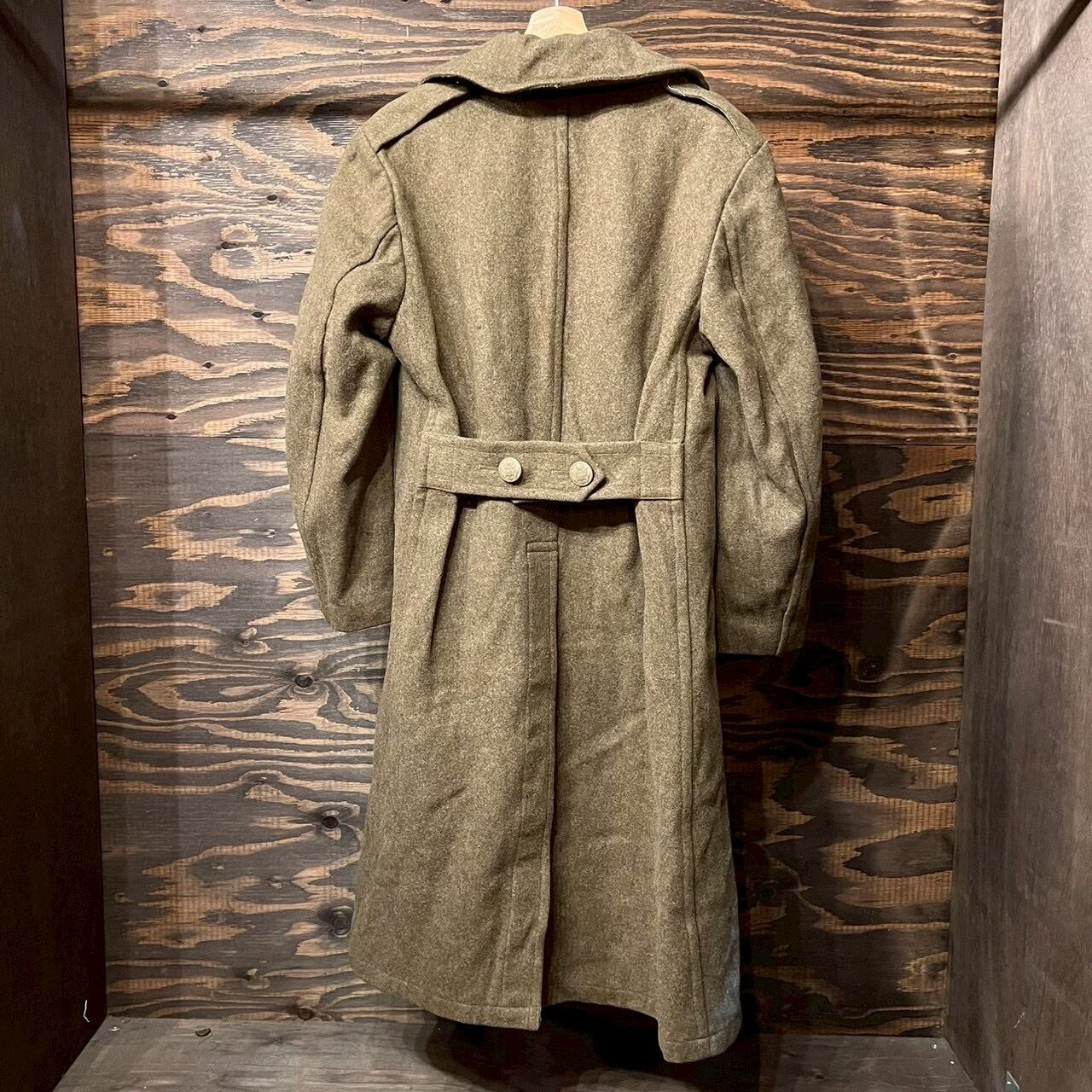 米軍実物 1968年製 ウールコート AG‑44 DSA契約品 40s〜 US Army 米軍実物 WW2 ウール オーバーコート 34R S/M グレート