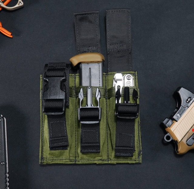 SOE トリプル  ピストル  マガジンポーチ (復刻版) SOE Triple pistol Magazine pouch