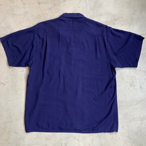 60's Rossini of California コットンレーヨンシャツ 開襟 オープン