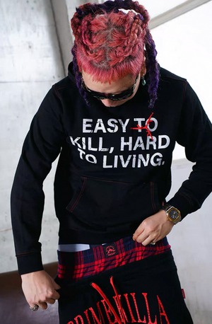 2COLOR/TGFCLUB slim killa hoodie