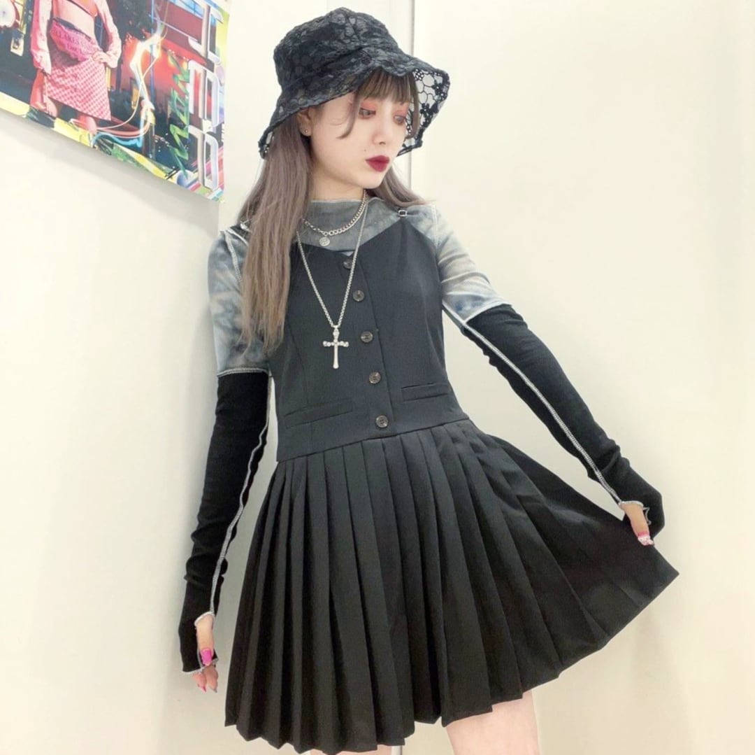 ミニプリーツキャミワンピ Volcan Aphrodite