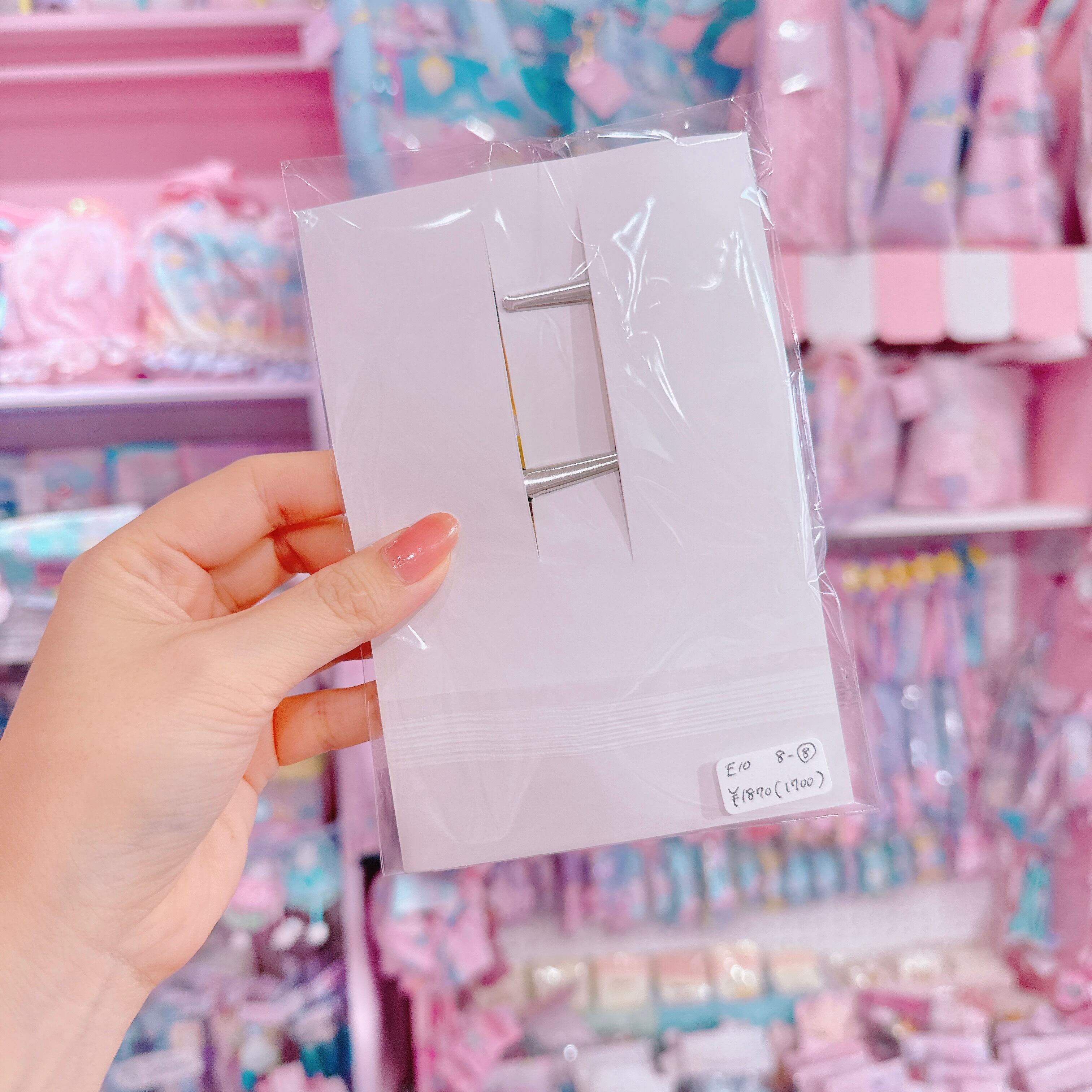 【E10】8-8ツインヘアクリップ