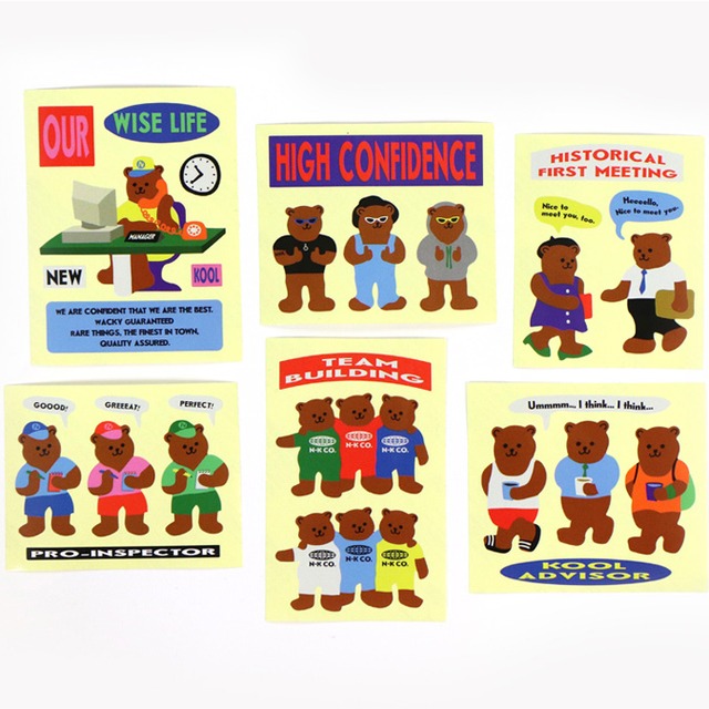 「TEDDY BEAR V3」 ヴィンテージステッカー