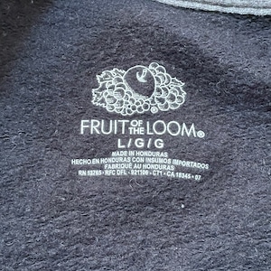 【FRUIT OF THE LOOM】プリント スウェット 猫 星 シルエット デザイン トレーナー  アメリカ古着