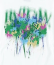 ウォーターフラワー TEE-WHITE/Water Flower T-Shirt_White