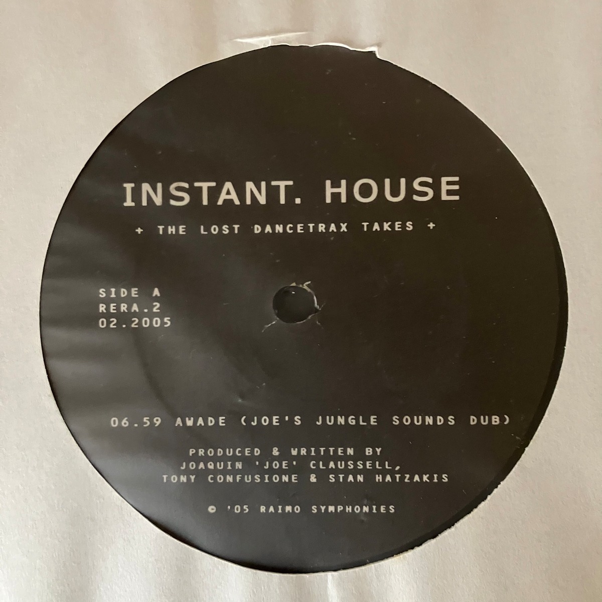 Instant House - Awade (The Lost Dancetrax Takes) | PEACE
