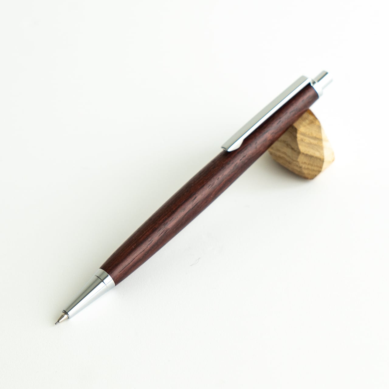 野原工芸 俗 紫檀 木のシャープペン 0.5mm 