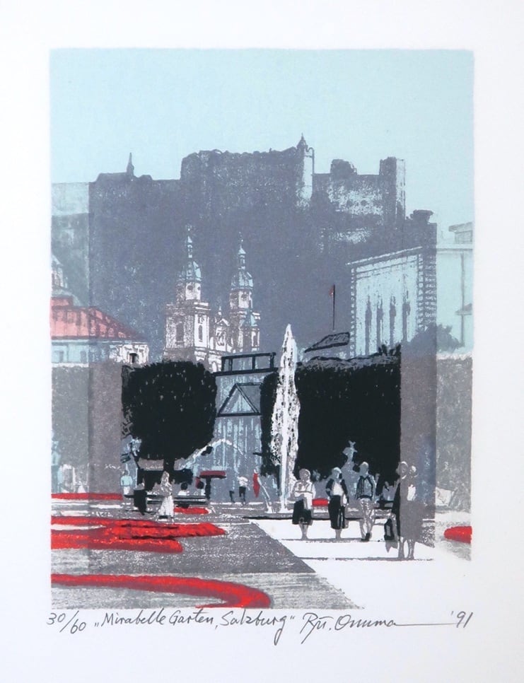 NO-93 「八ヶ岳厳冬 阿弥陀岳へ」 | e-Gallery 版画 shop