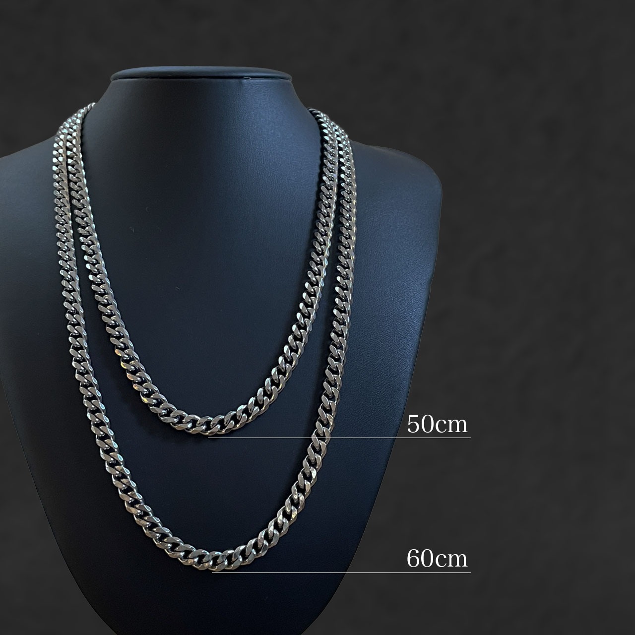 Chain Necklace　Six-sided Single〈 Wide 〉