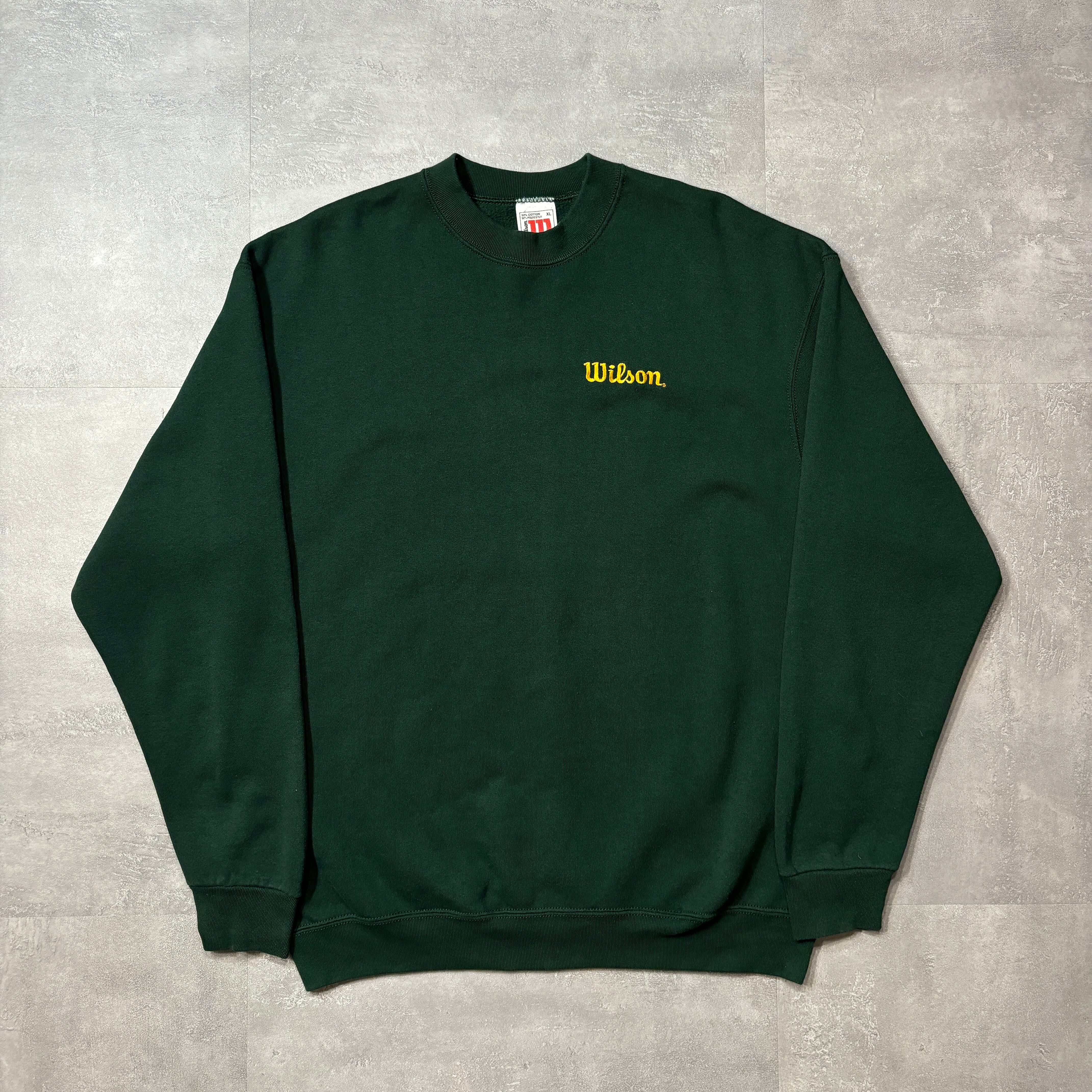 《XL》Wilson ウイルソン ワンポイント スウェット usa製 90年代 No.4119