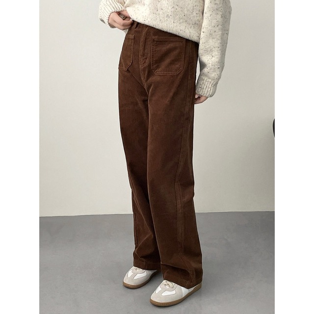 パッチポケット コーデュロイパンツ／2col　M02864