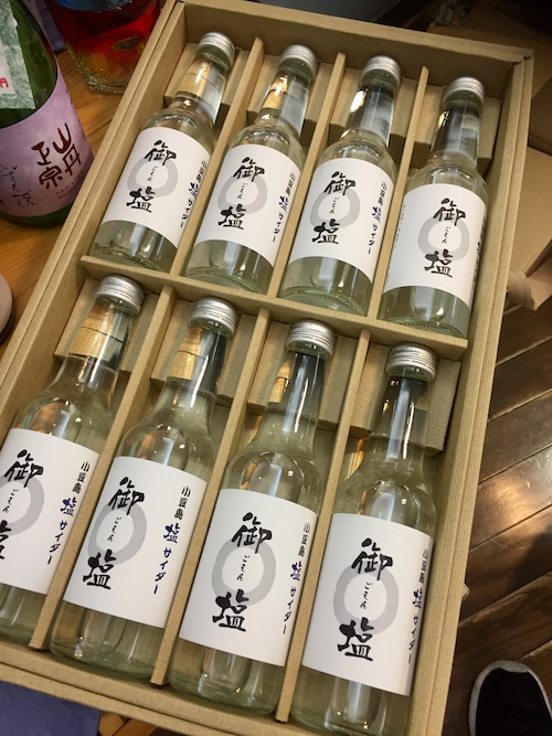 香川県小豆島【きたの】『小豆島塩サイダー “御塩” 250ml×8本ギフトセット』