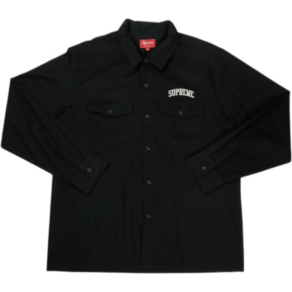 Size【L】 SUPREME シュプリーム 16AW Arc Logo Work Shirt Black 長袖