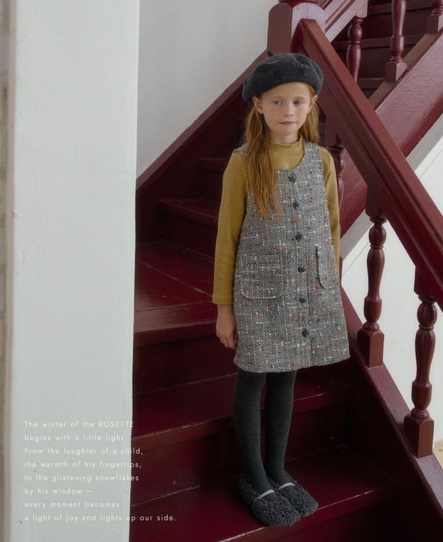 【取寄】rosette|muse dress|ミューズワンピース|XS-XL|kids|25 winter