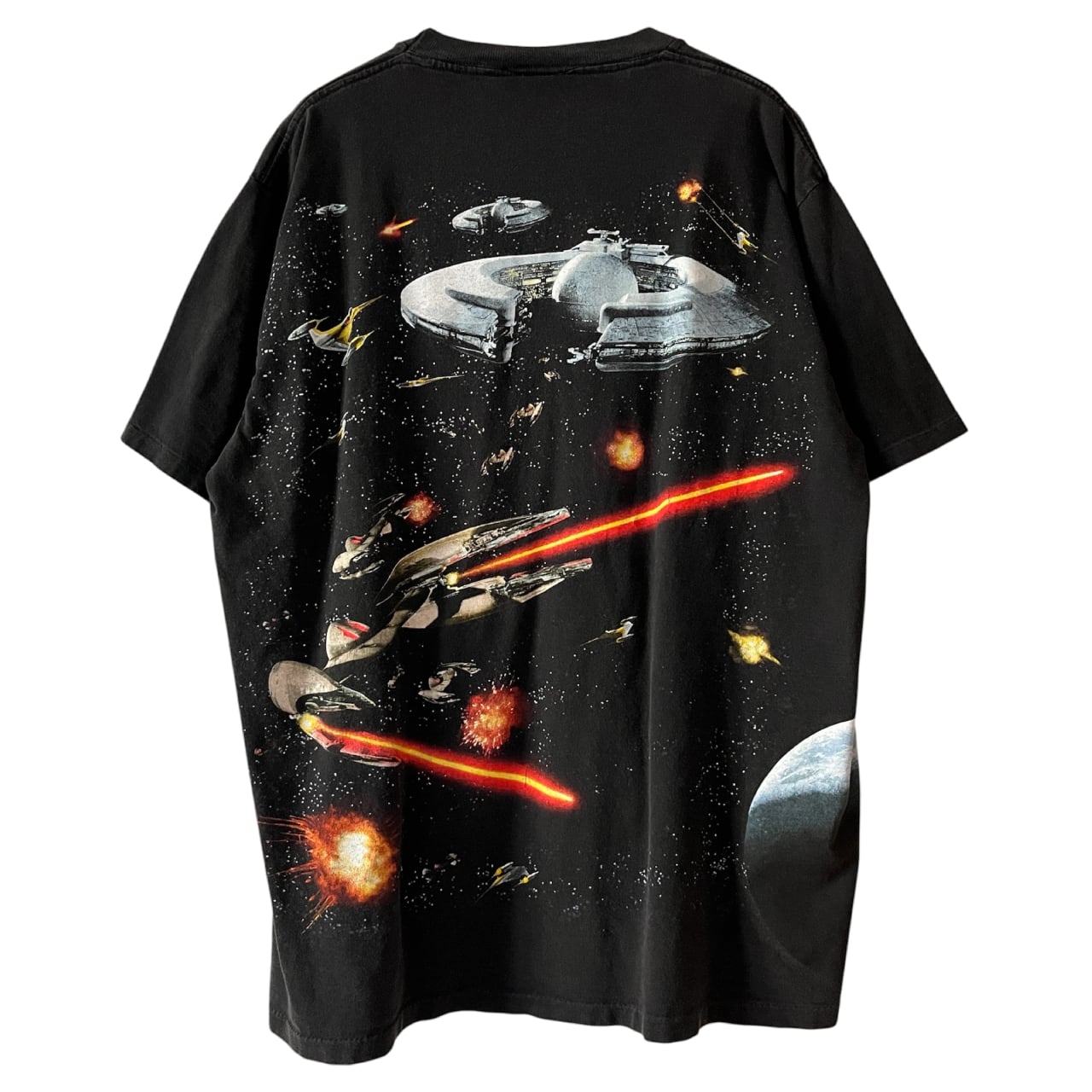 Star Wars 90s Episode 1 All Over Print Movie Promo Tee | Vintage