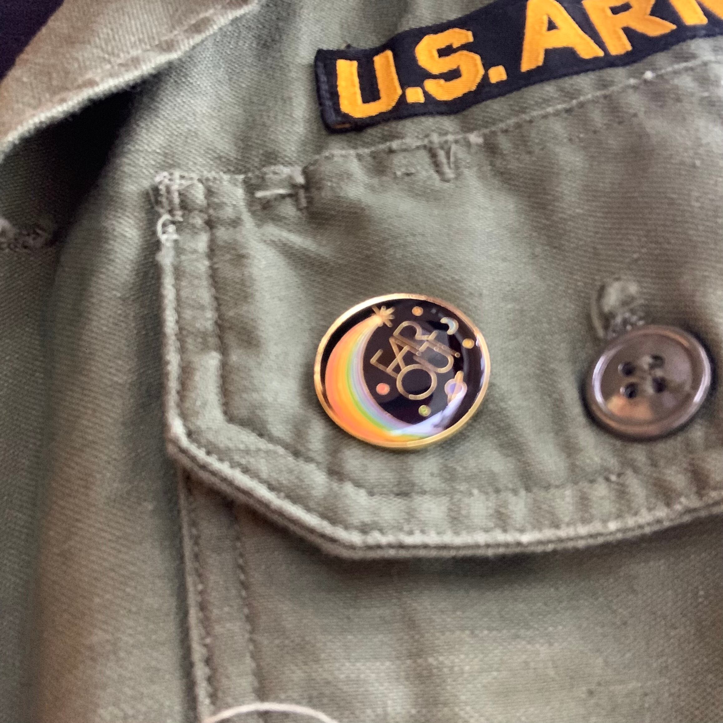 "Far Out" Enamel Pin