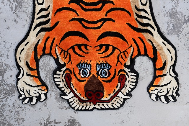 Tibetan Tiger Rug 《Sサイズ•シルク362》チベタンタイガーラグ