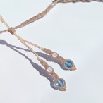 Pendant / Amethyst ・ Bluegreen Fluorite