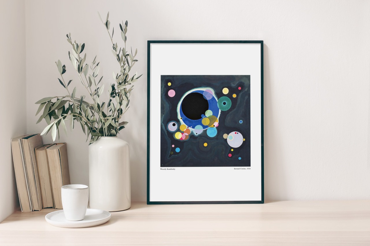 ワシリー・カンディンスキー Several Circles アートポスター モダン 名画 絵画 特大 アートパネル AP310 - 3