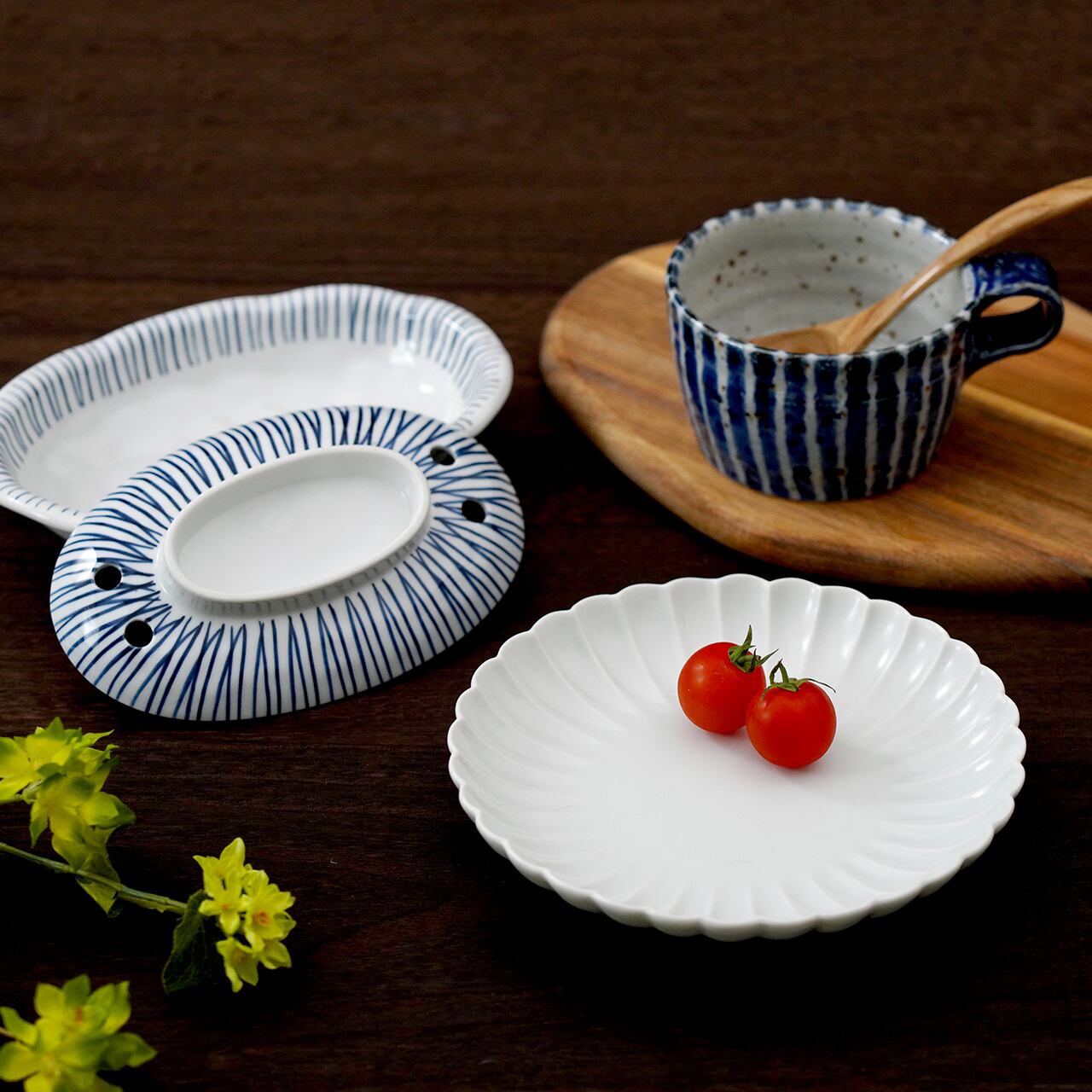 染十草 スープカップ | plato 田中陶器店 │ 有田焼・伊万里焼・波佐見