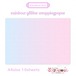 ラッピングペーパー381.rainbow glitter