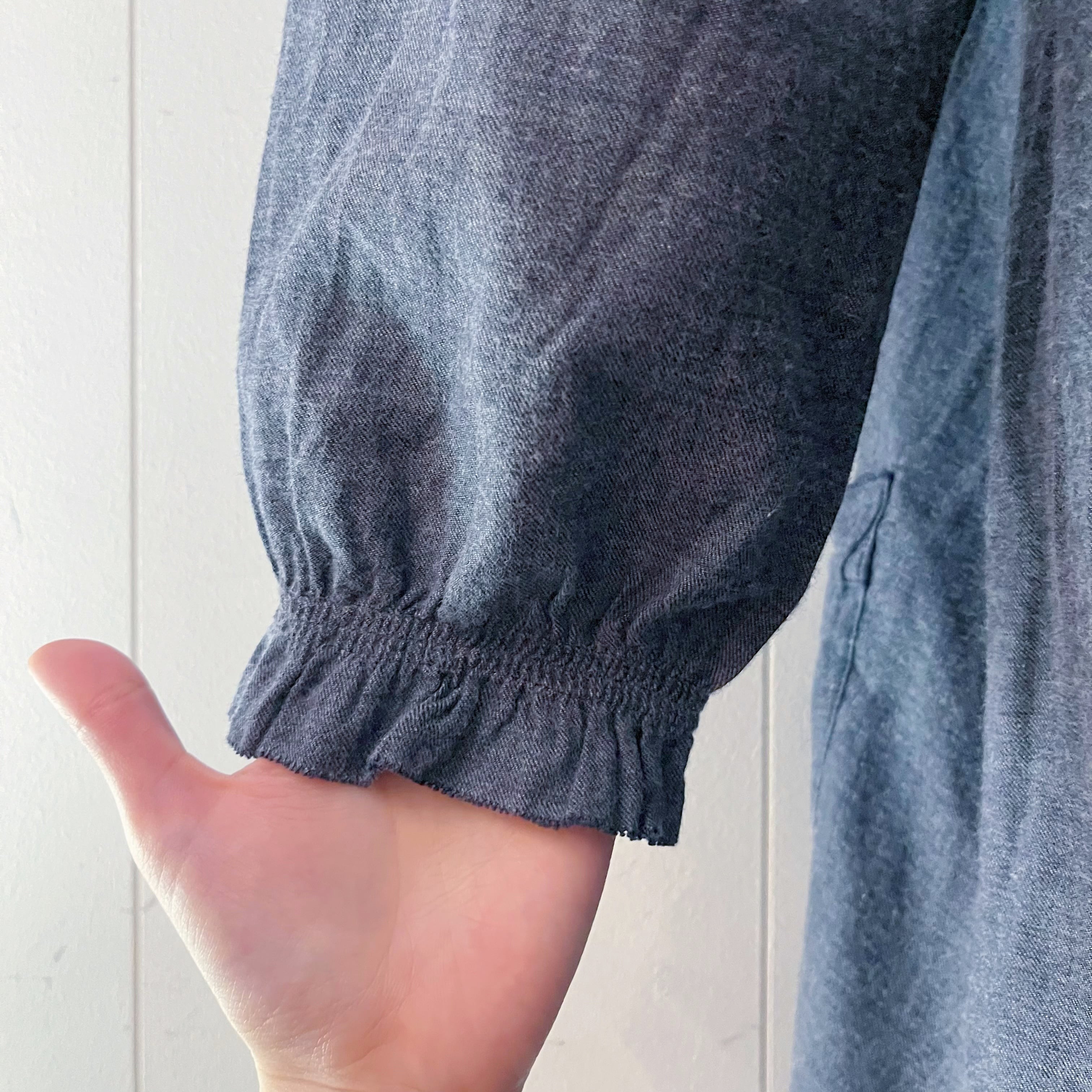 PINKHOUSE / cotton frill gather one-piece