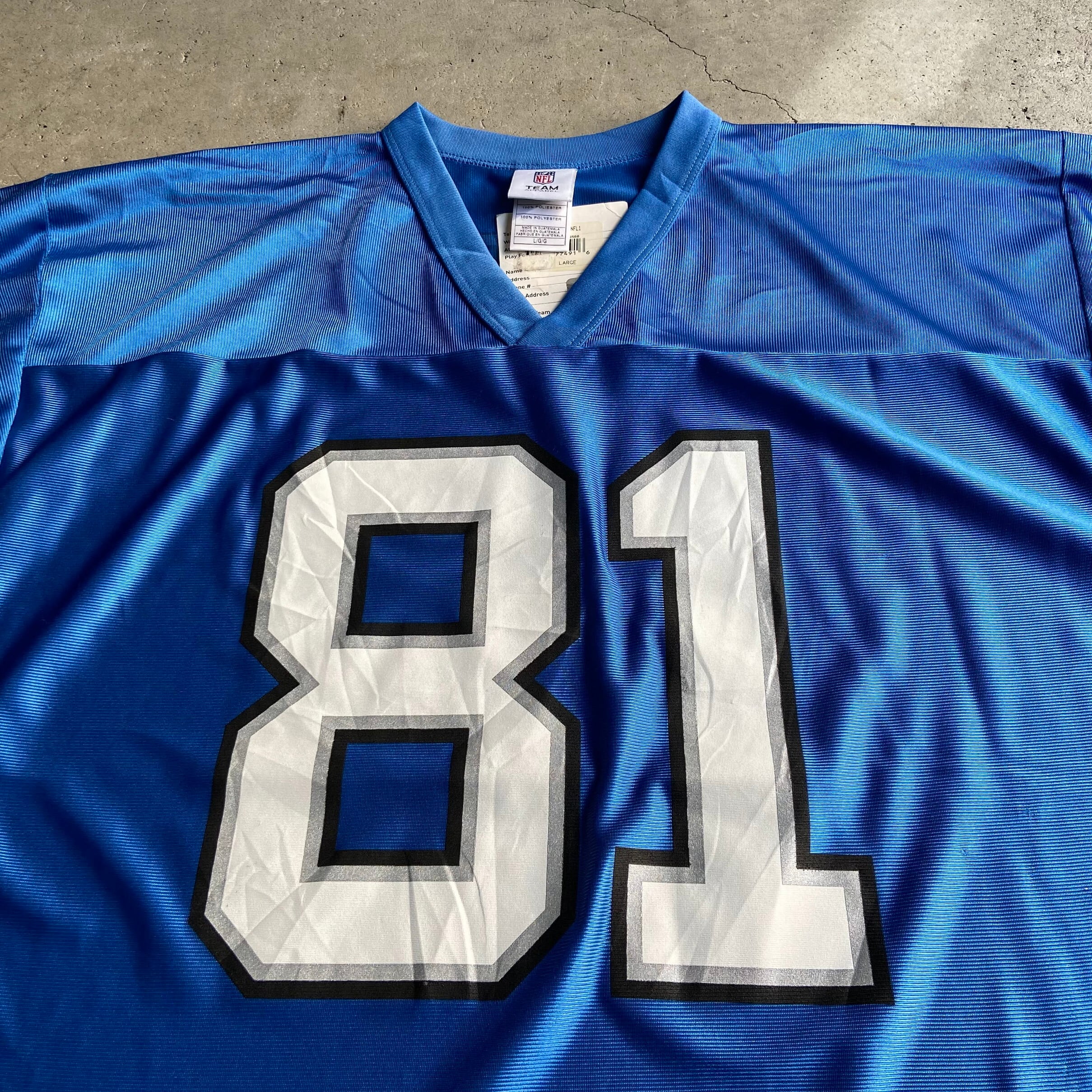 DEADSTOCK” NFL デトロイト・ライオンズ ゲームシャツ フットボール 
