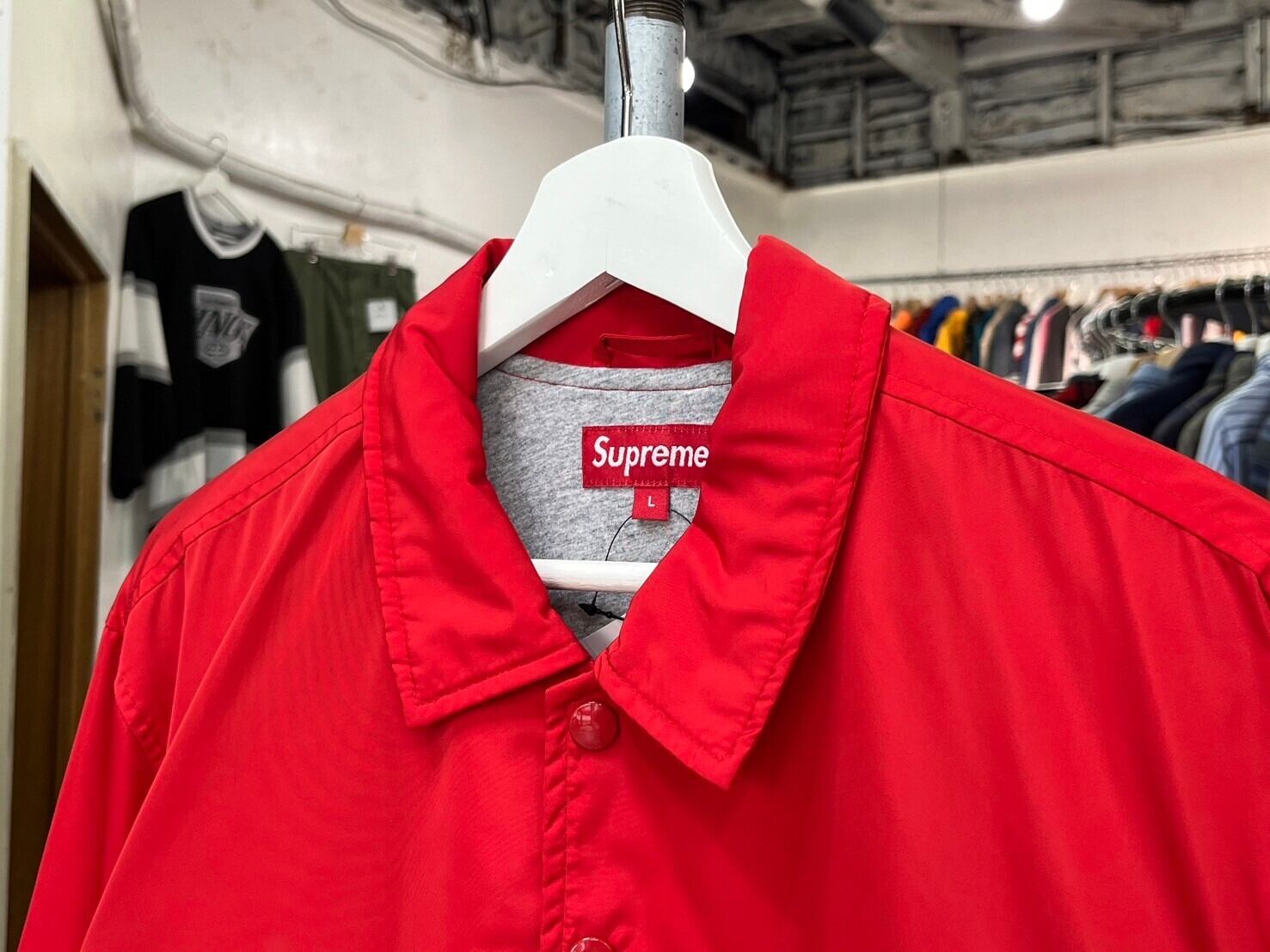Supreme FIVE BOROUGHS COACHES JACKET RED LARGE 70468 | BRAND  