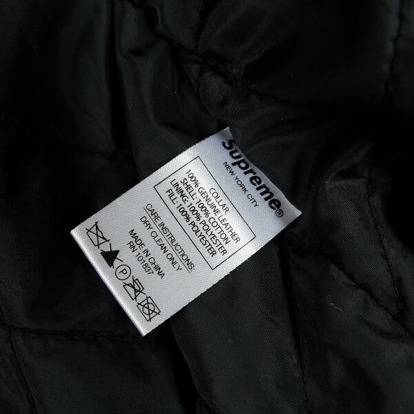 Size【L】 SUPREME シュプリーム 20FW Leather Collar Work Jacket
