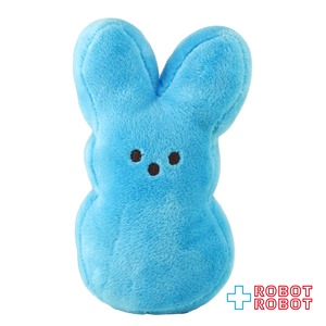 ピープス うさぎ ビーンバッグ ぬいぐるみ人形 青 2014