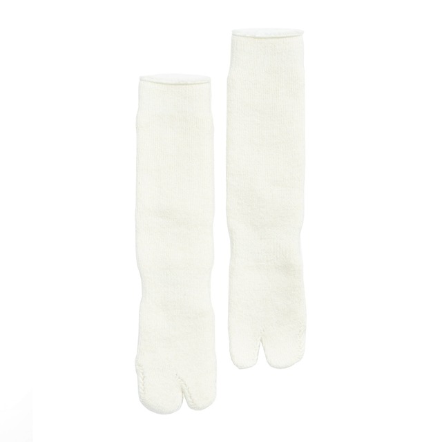 Brushed Pile Socks (Off White)