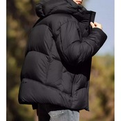 フルジップ ヒップ丈 ダウンジャケット af0446