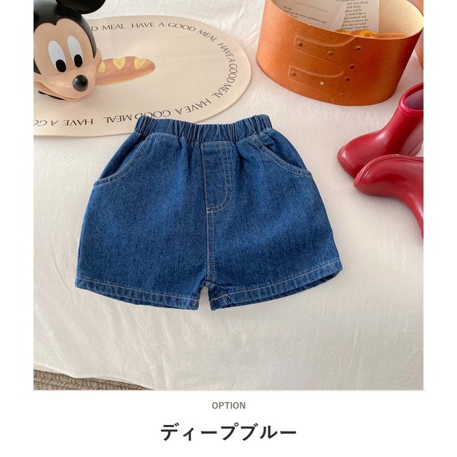 【BABY】トミーデニムハーフパンツ - 3