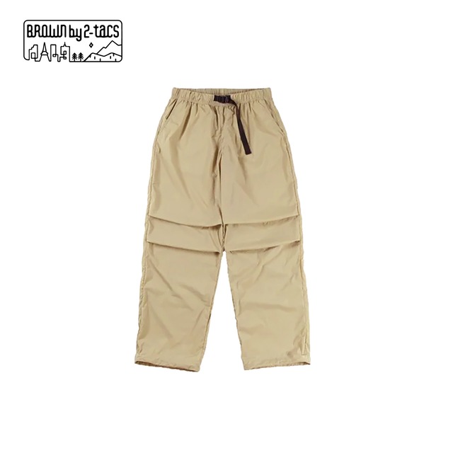 BROWN by 2-tacs  　Knee tuck pants