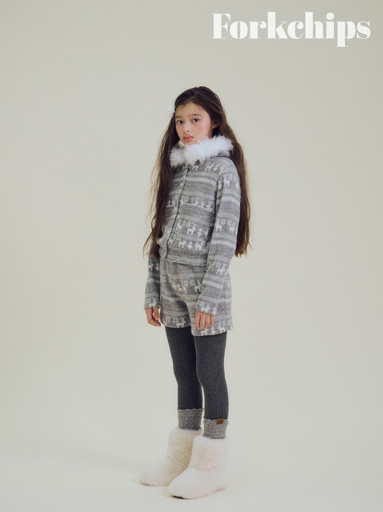 FORK CHIPS［取寄］nordic short pants 26winter