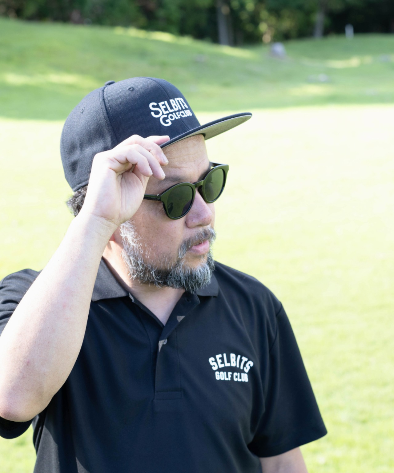 SELBITS GOLF CLUB LOGO CAP ”black” / ロゴキャップ