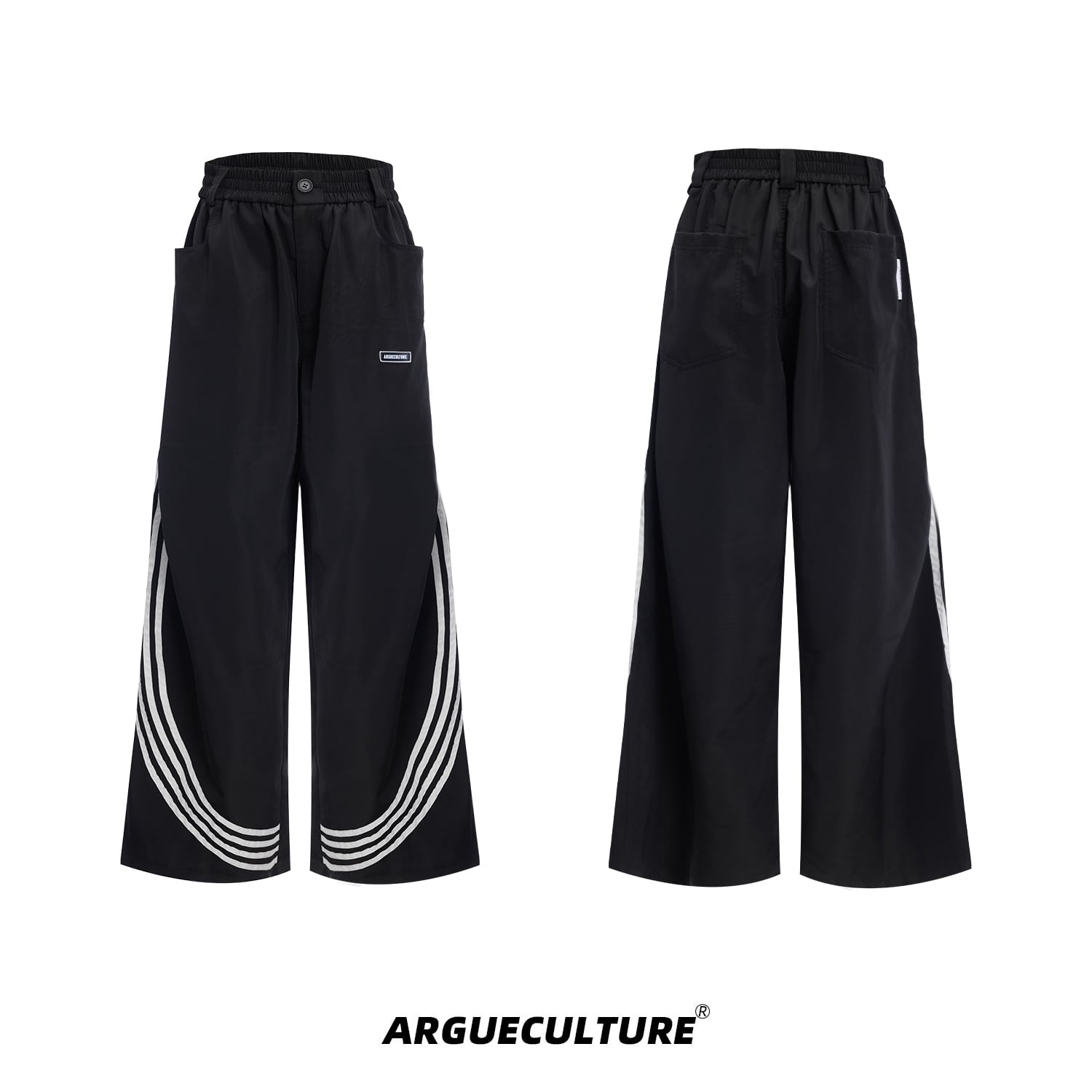 ArguE CulturE サイドライン トラックパンツ ジャージ 男女兼用 ArguE CulturE サイドライン トラックパンツ ジャージ ロング