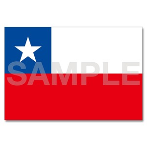 世界の国旗ポストカード ＜アメリカ＞ チリ共和国 Flags of the world POST CARD ＜America＞ Republic of Chile